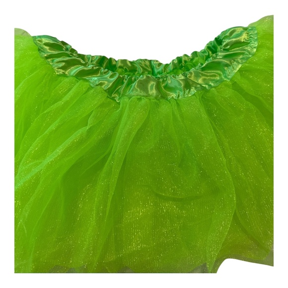 Green Kid Tutu S/M – Cute Puffy Tulle Skirt for Ballet, Party or Dress Up NEW - Picture 4 of 5